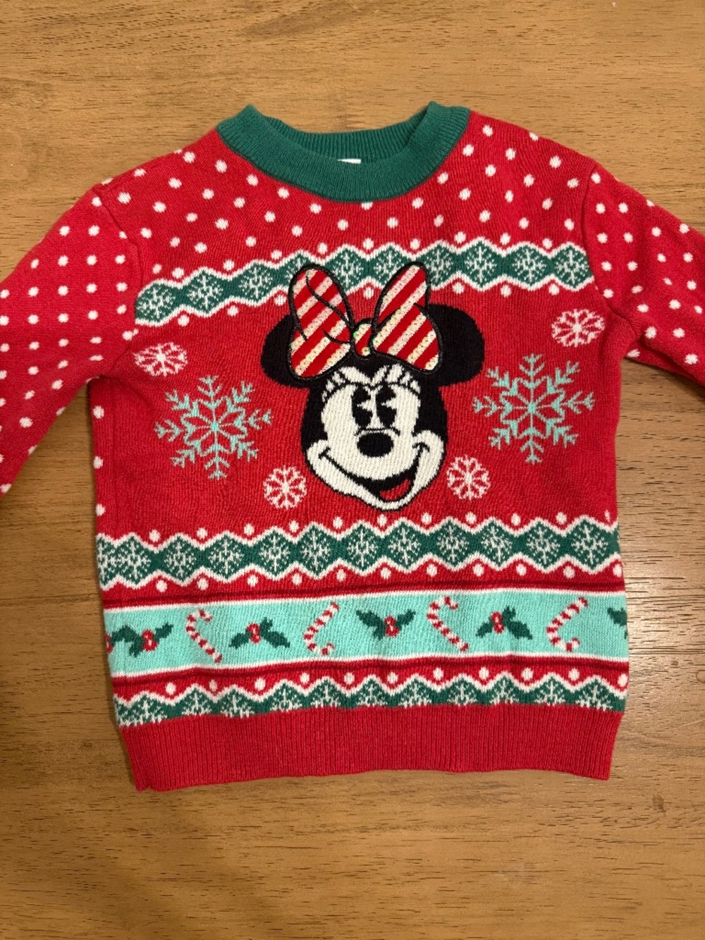 Disney Minnie Mouse Christmas Sweater